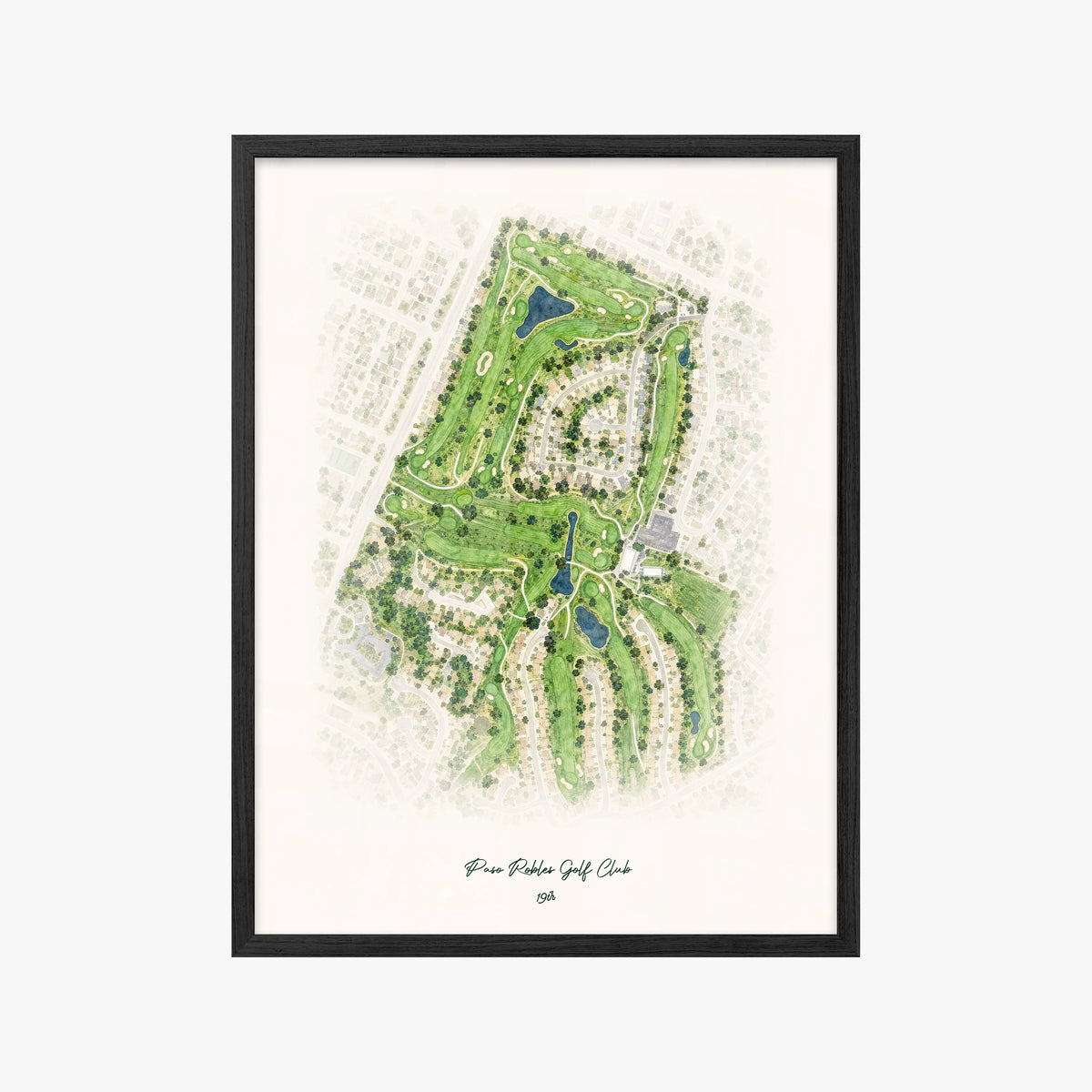Paso Robles Golf Club black frame