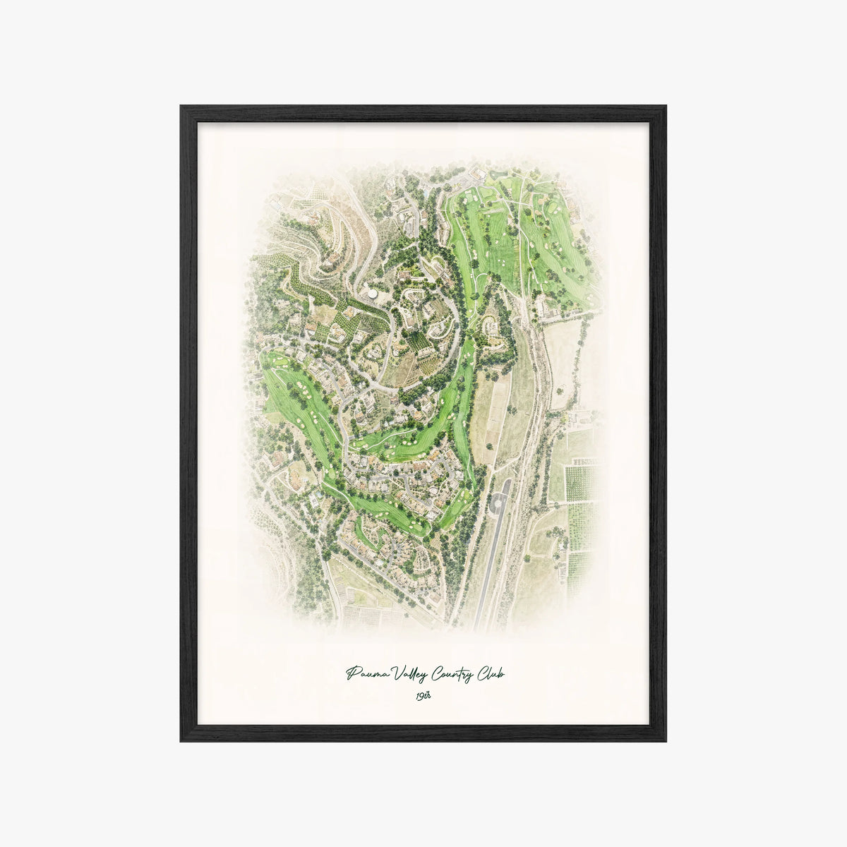 Pauma Valley Country Club black frame