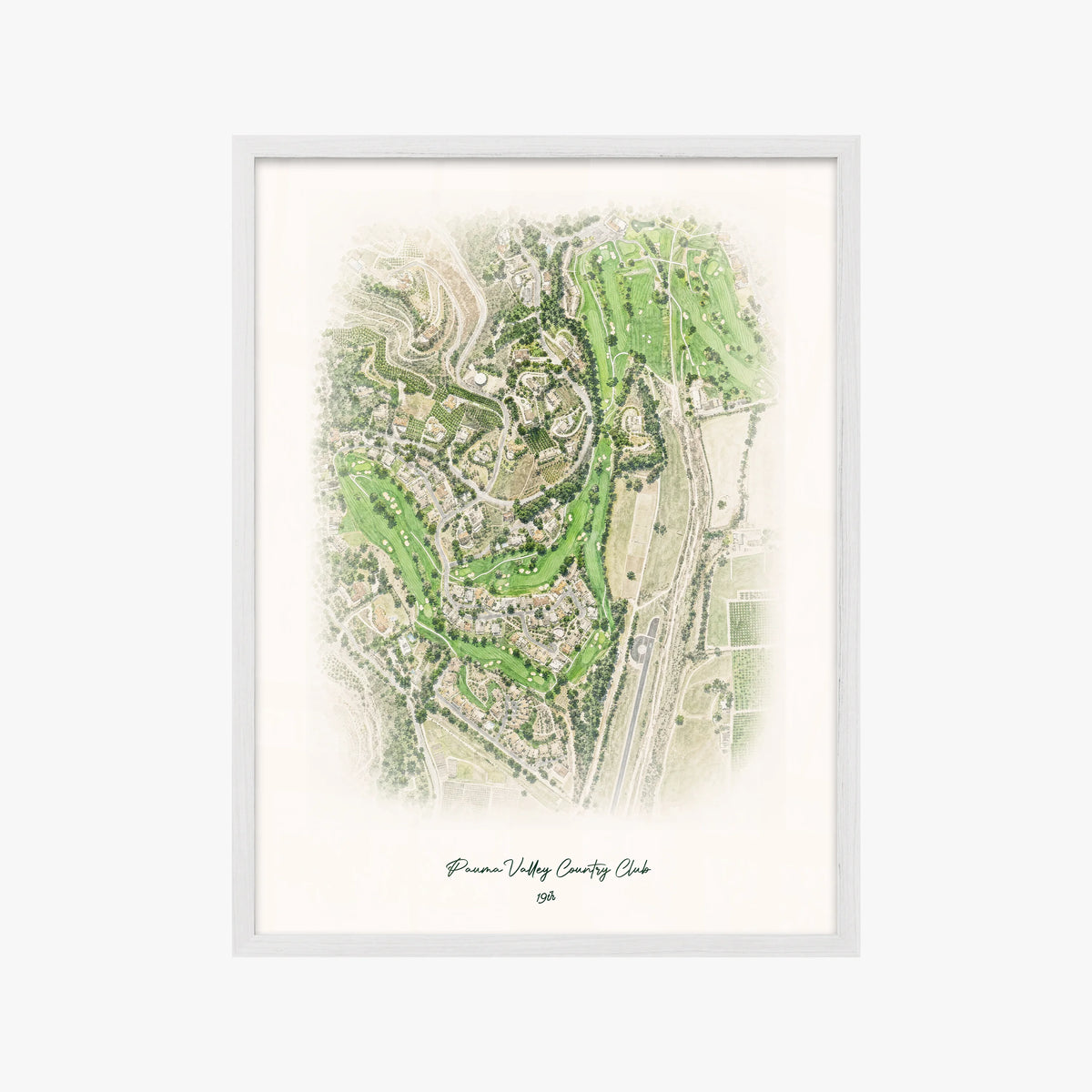 Pauma Valley Country Club white frame