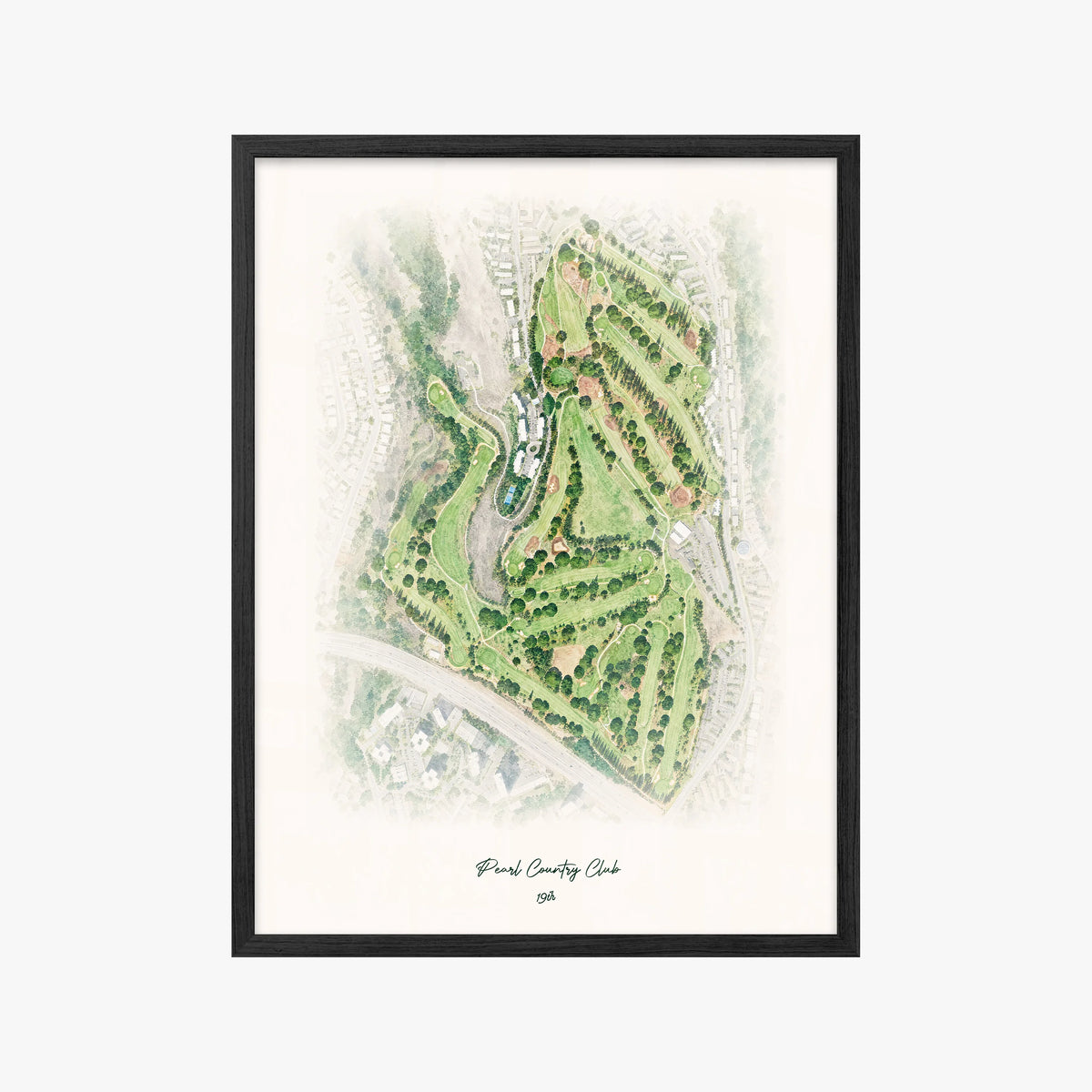 Pearl Country Club black frame