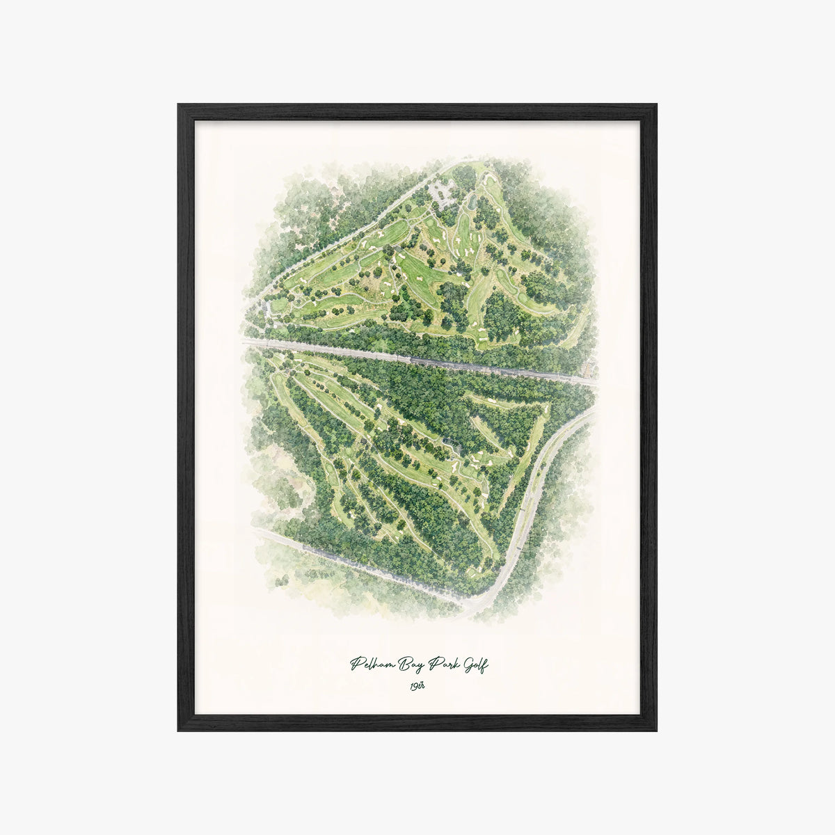 Pelham Bay Park Golf black frame