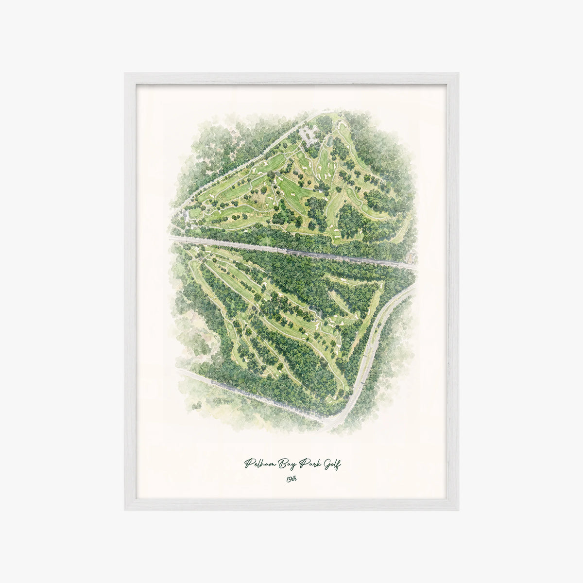 Pelham Bay Park Golf white frame