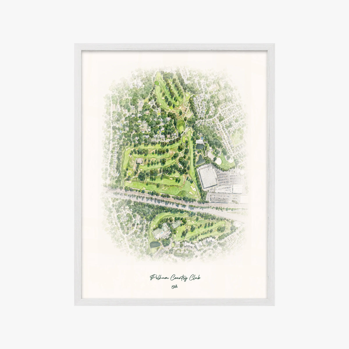 Pelham Country Club white frame