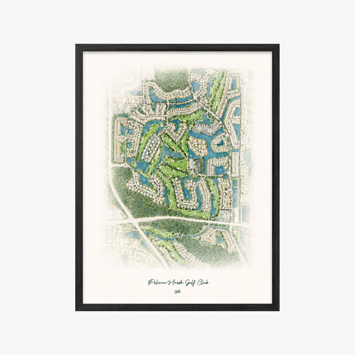Pelican Marsh Golf Club black frame