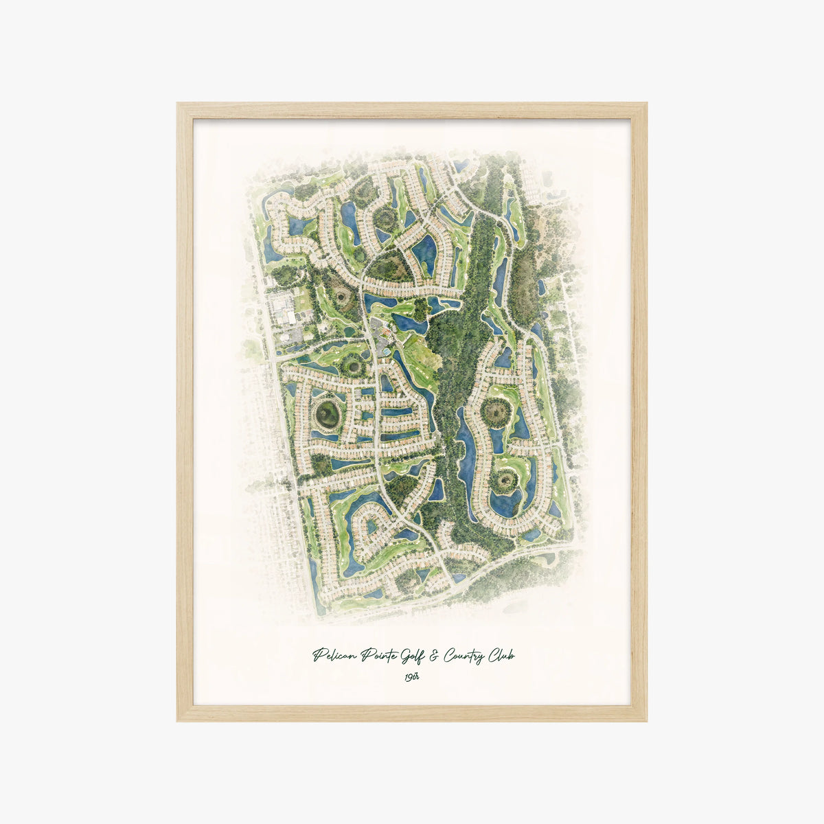 Pelican Pointe Golf & Country Club wood frame