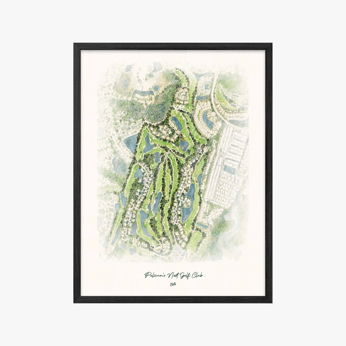 Pelican's Nest Golf Club black frame