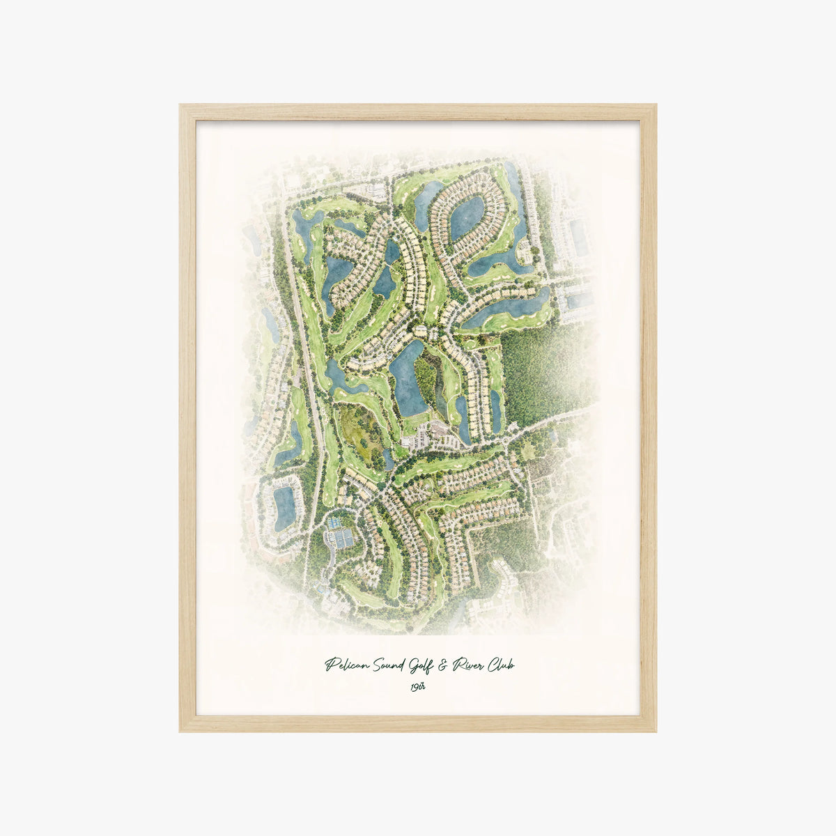 Pelican Sound Golf & River Club wood frame