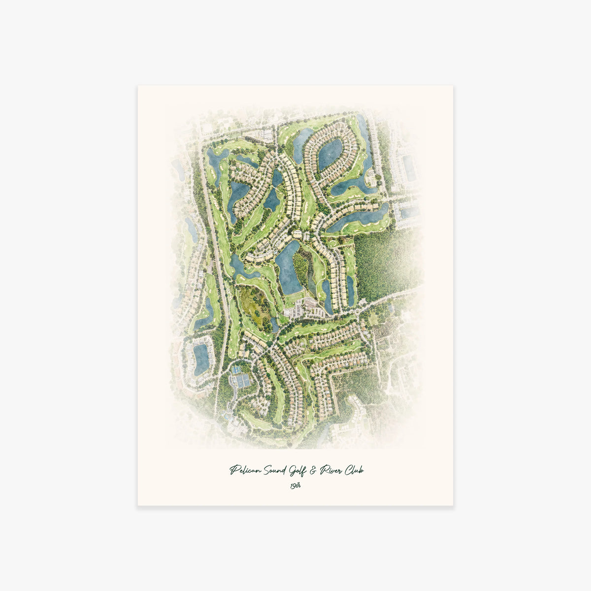 Pelican Sound Golf & River Club printed artwork