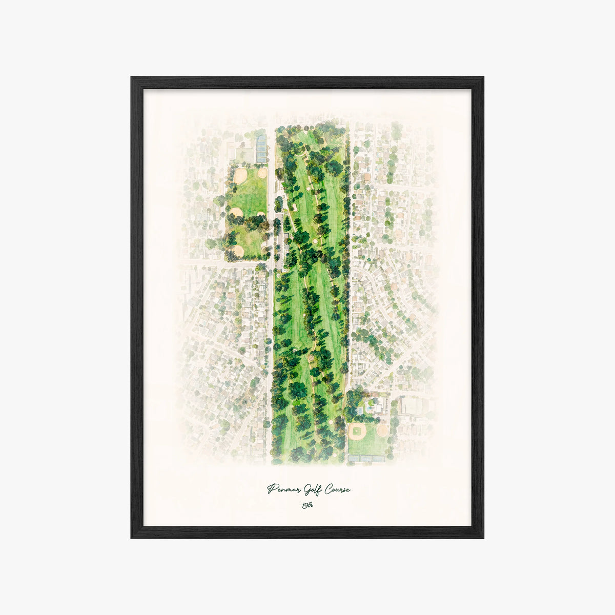 Penmar Golf Course black frame