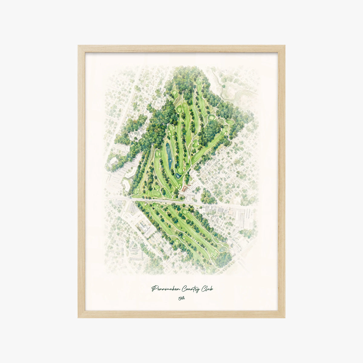 Pennsauken Country Club wood frame