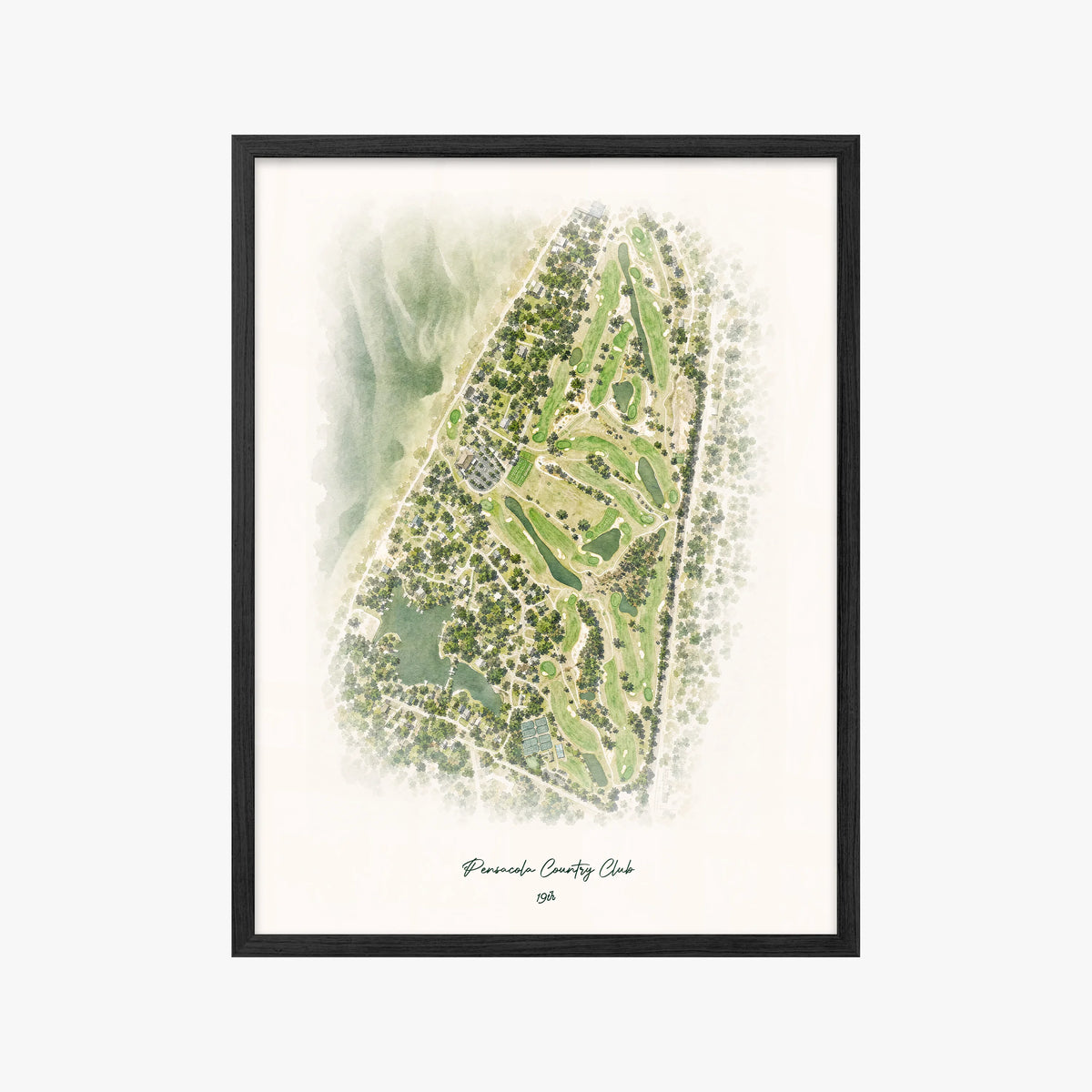 Pensacola Country Club black frame