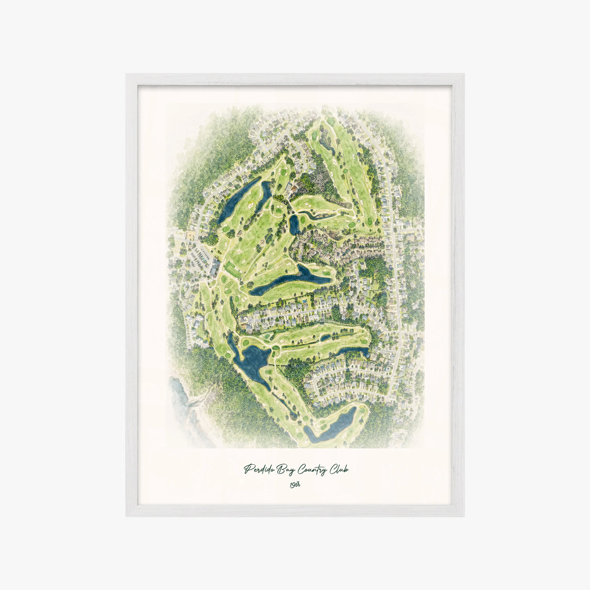 Perdido Bay Country Club white frame