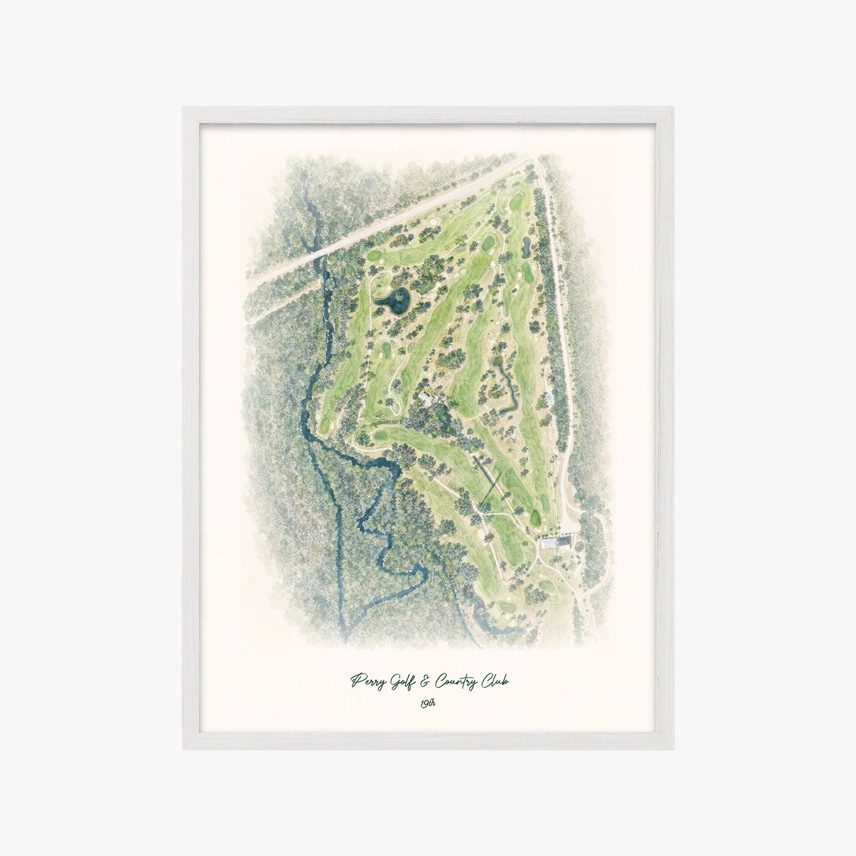 Perry Golf & Country Club white frame