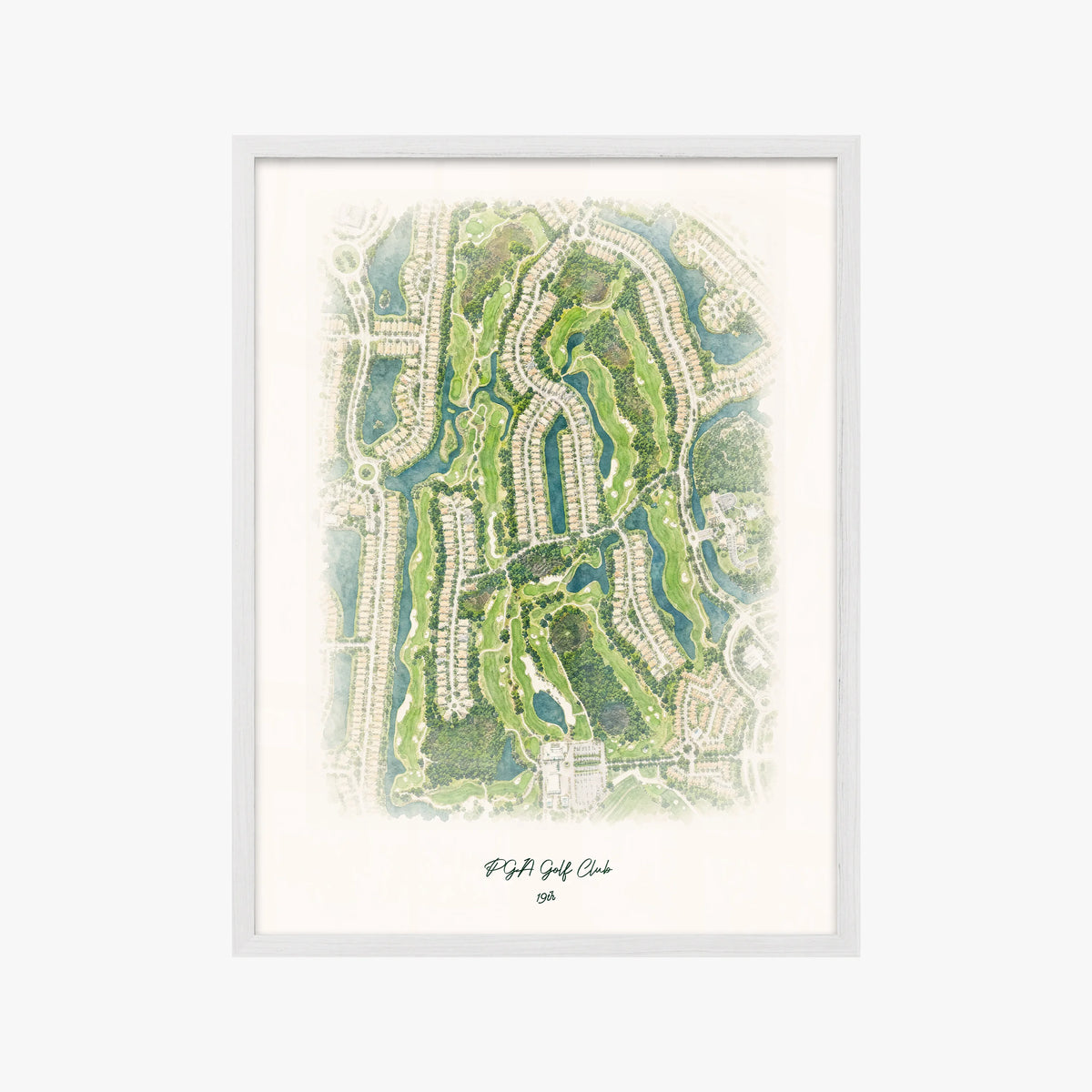 PGA Golf Club white frame