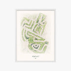PGA WEST white frame