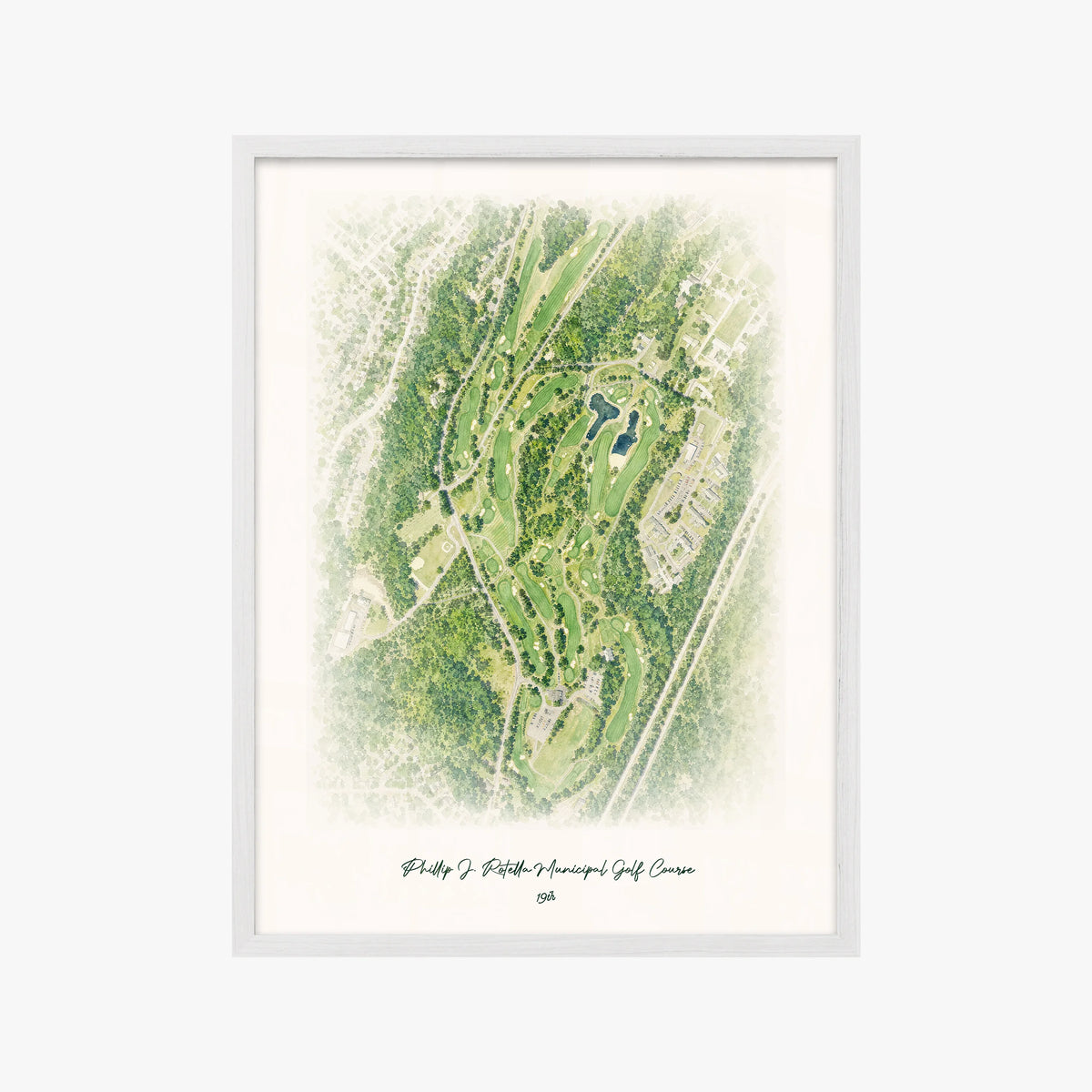 Phillip J. Rotella Municipal Golf Course white frame
