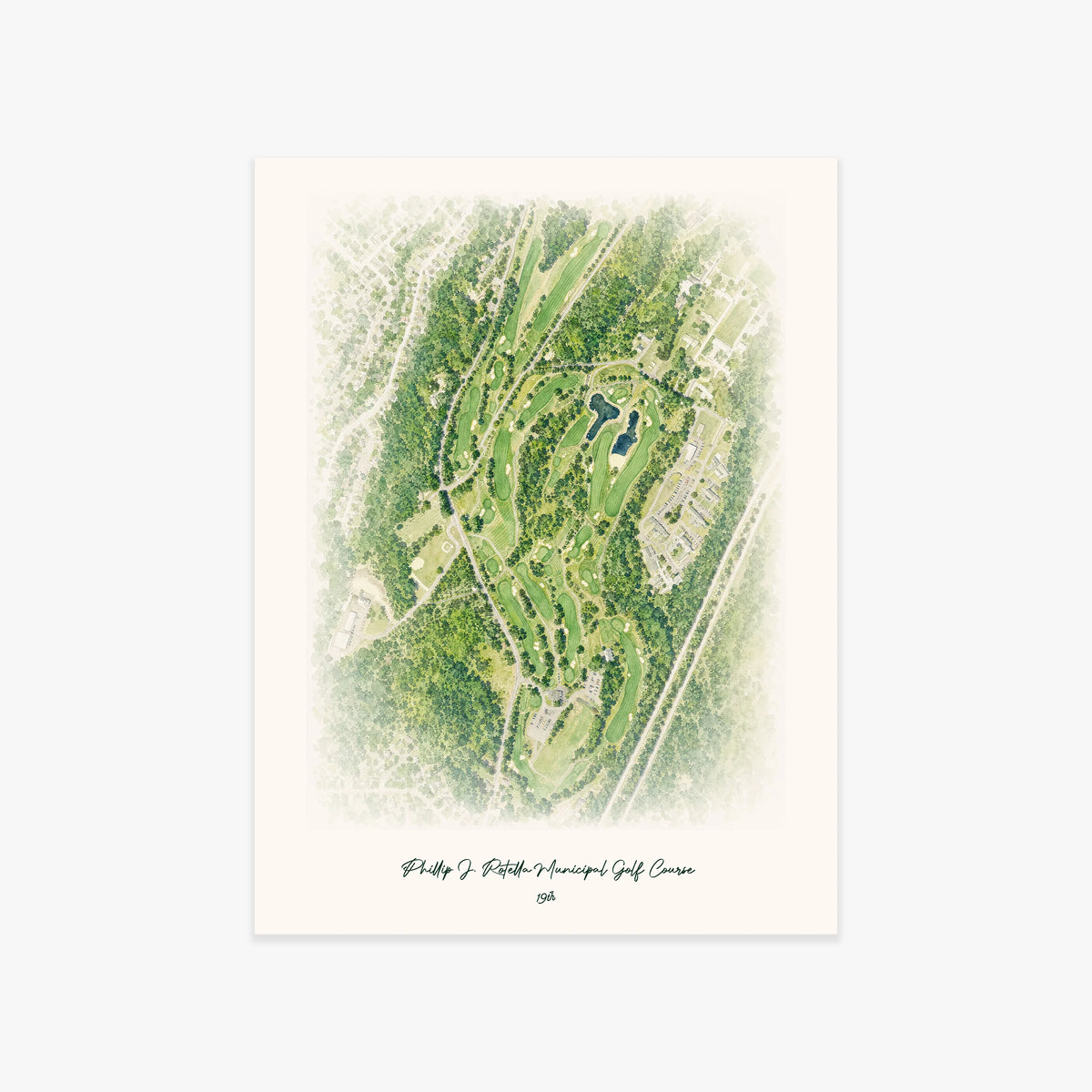 Phillip J. Rotella Municipal Golf Course printed artwork