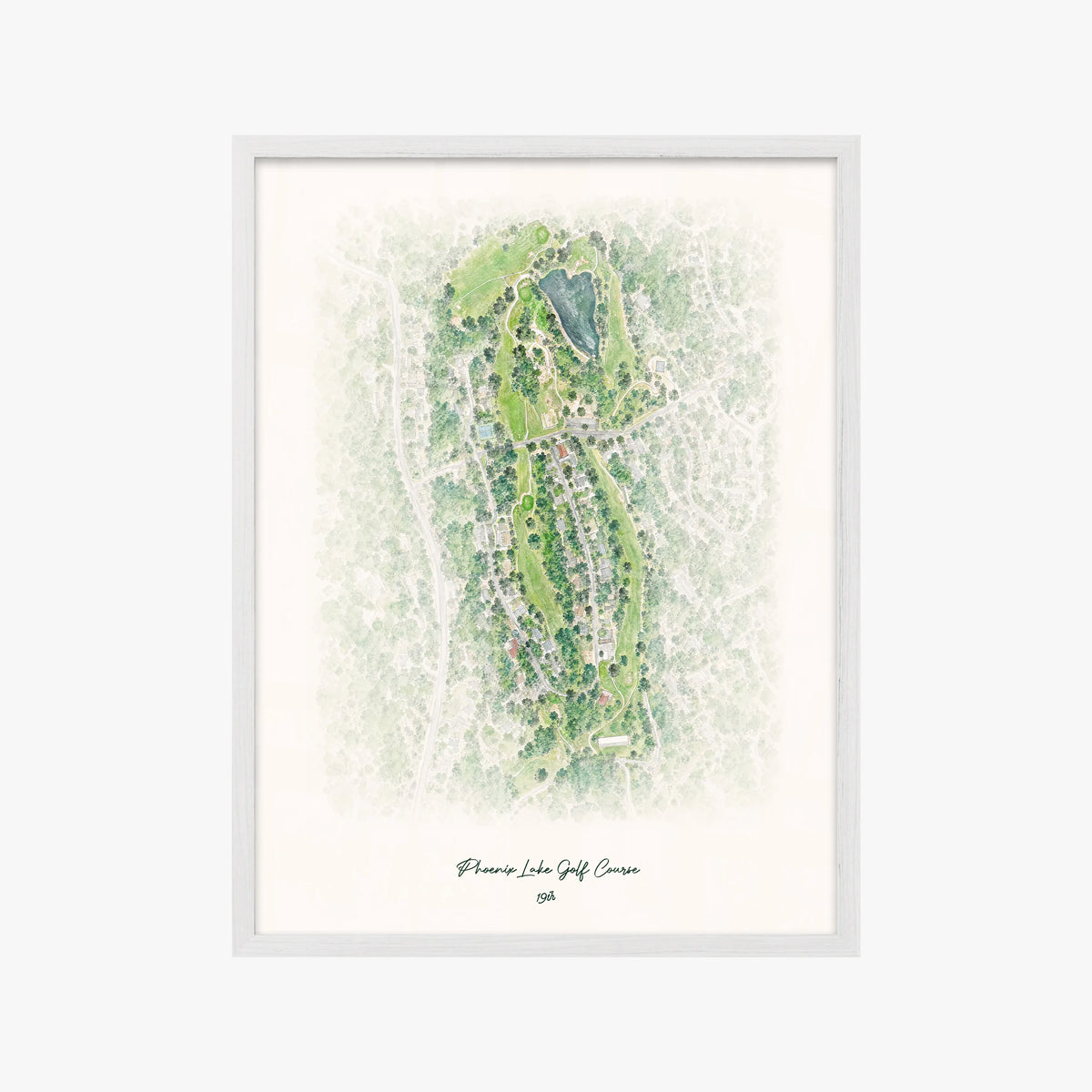 Phoenix Lake Golf Course white frame