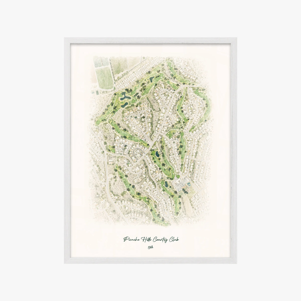 Picacho Hills Country Club white frame