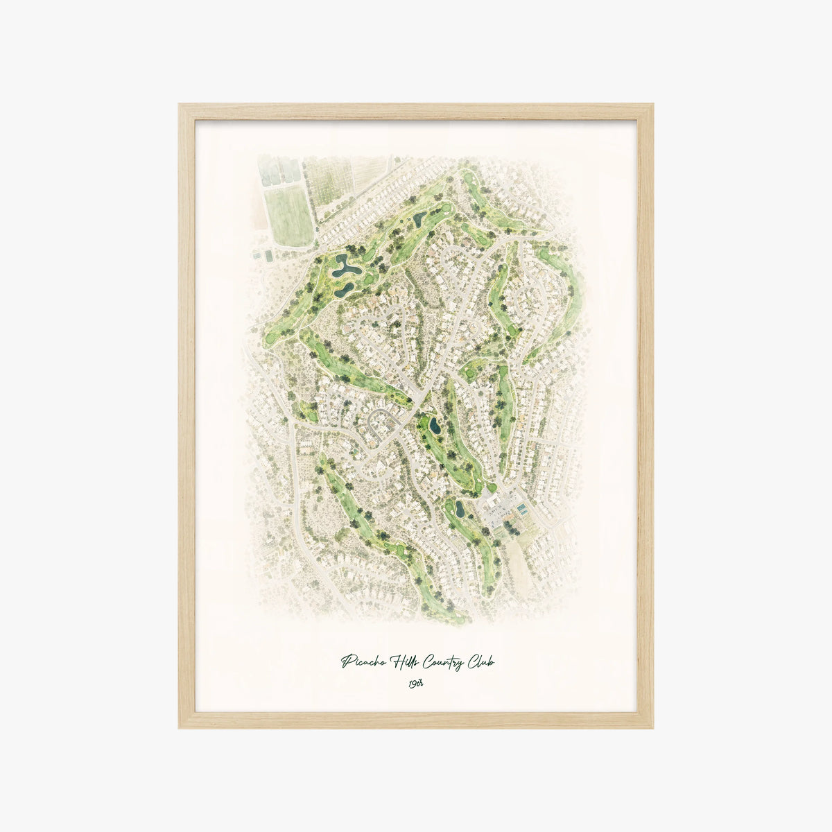 Picacho Hills Country Club wood frame