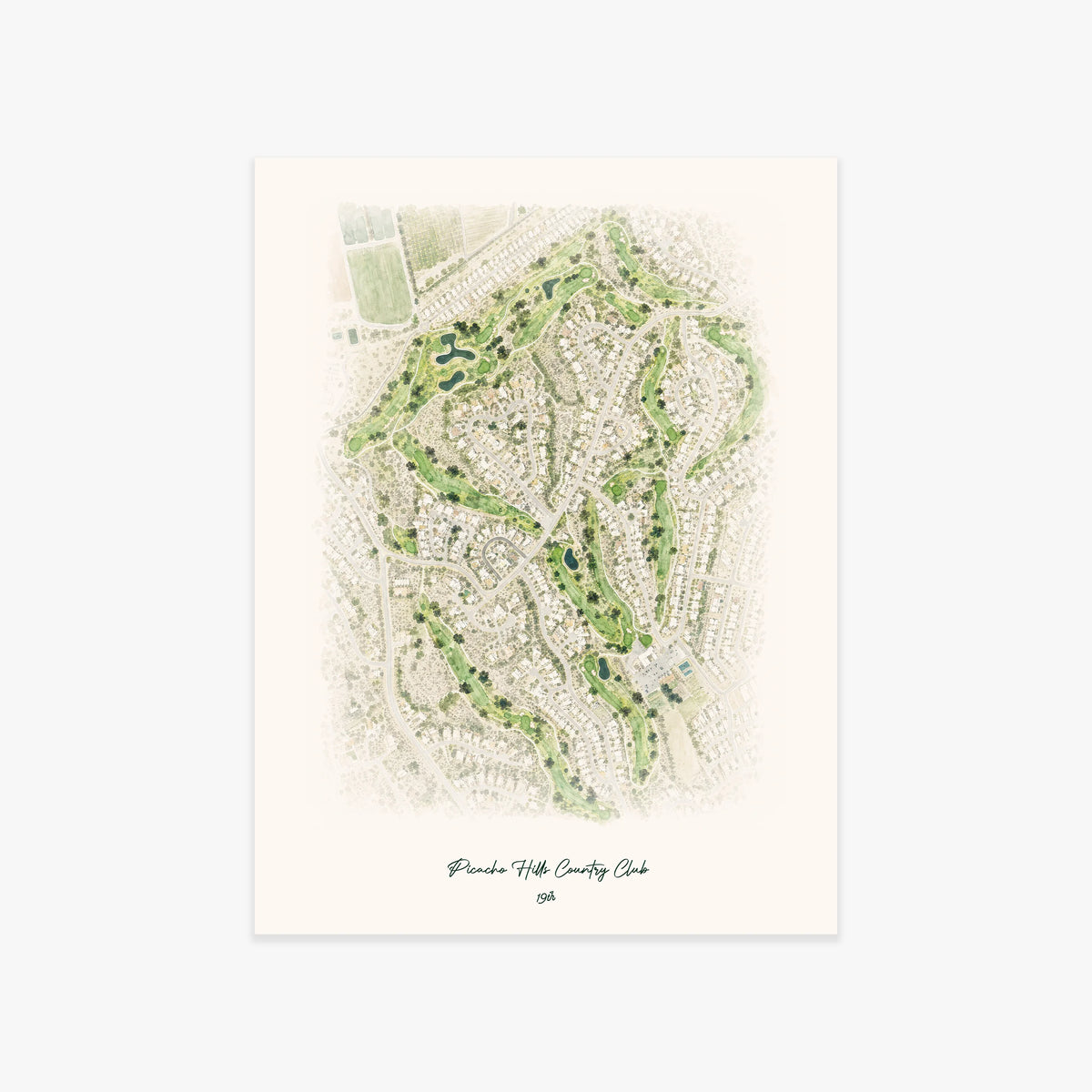 Picacho Hills Country Club printed artwork