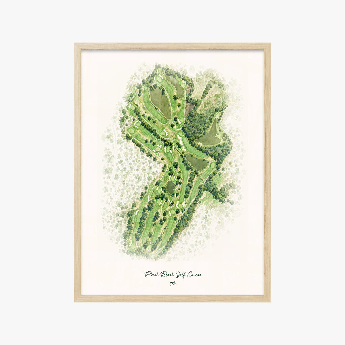 Pinch Brook Golf Course wood frame