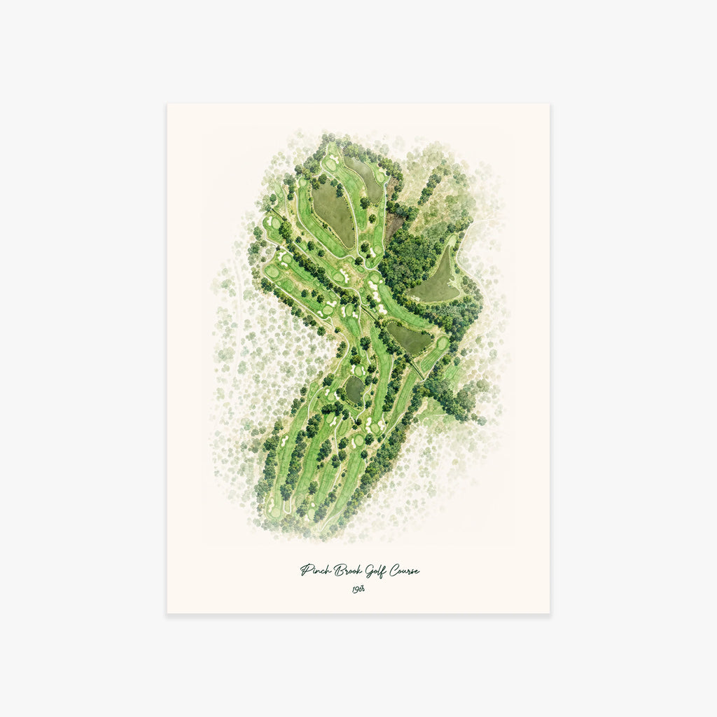 Pinch Brook Golf Course printed artwork