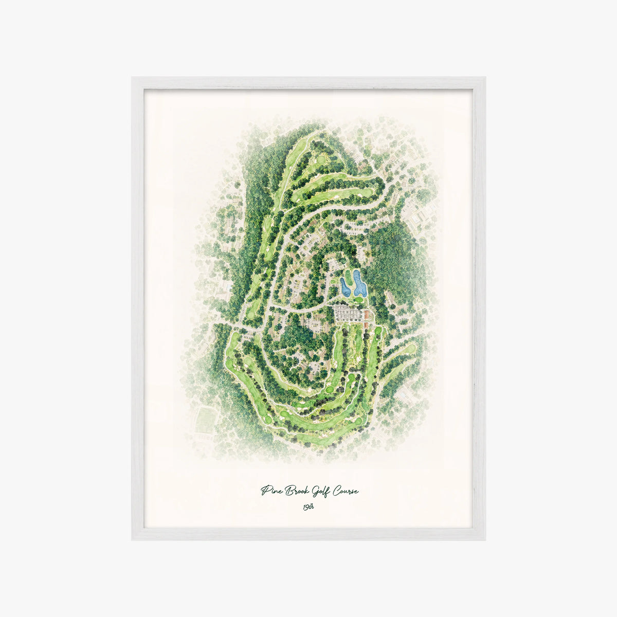 Pine Brook Golf Course white frame
