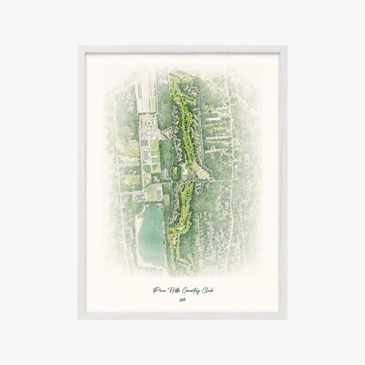 Pine Hills Country Club white frame