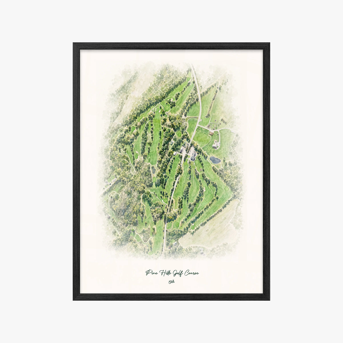 Pine Hills Golf Course black frame