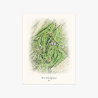 Pine Hills Golf Course printed artwork