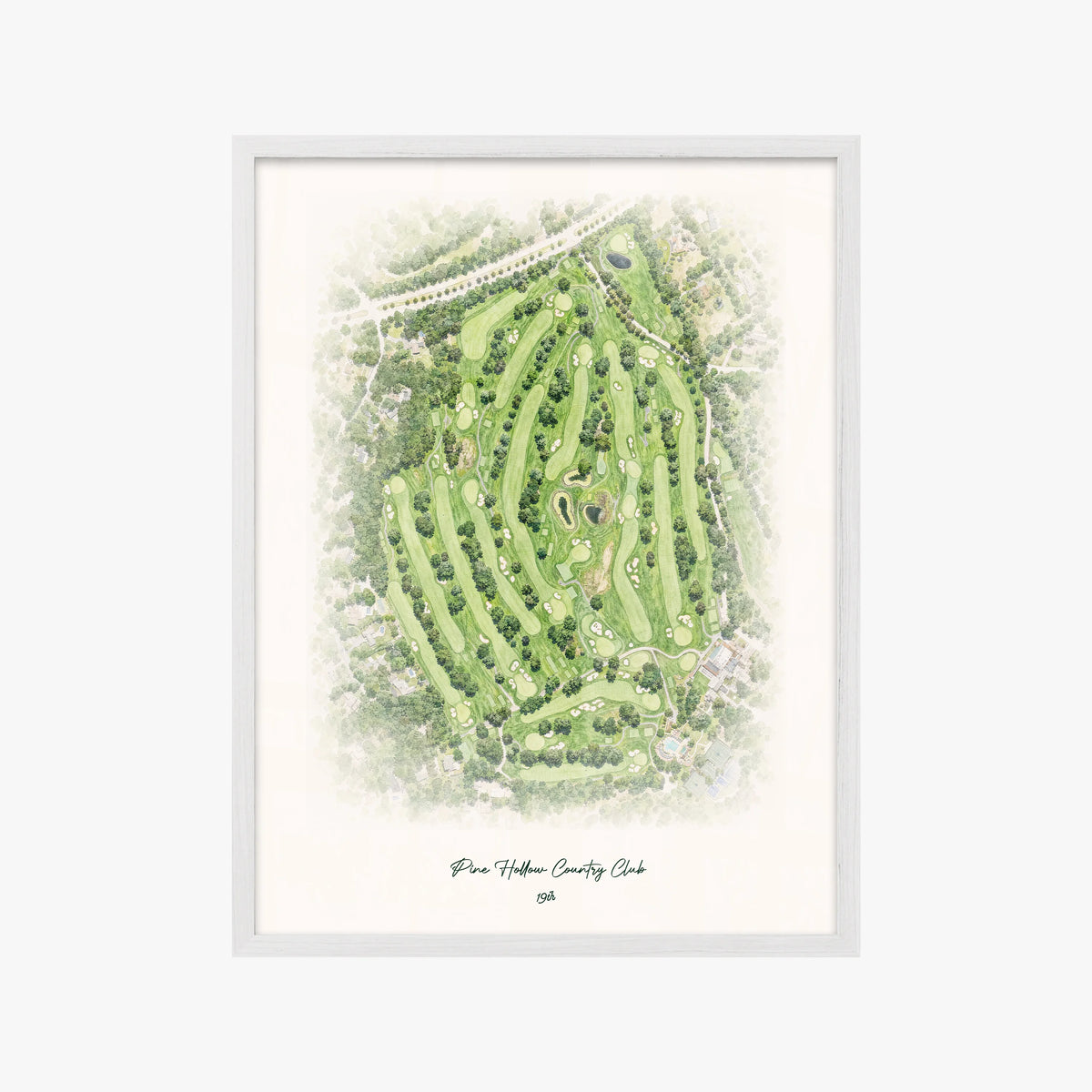 Pine Hollow Country Club white frame