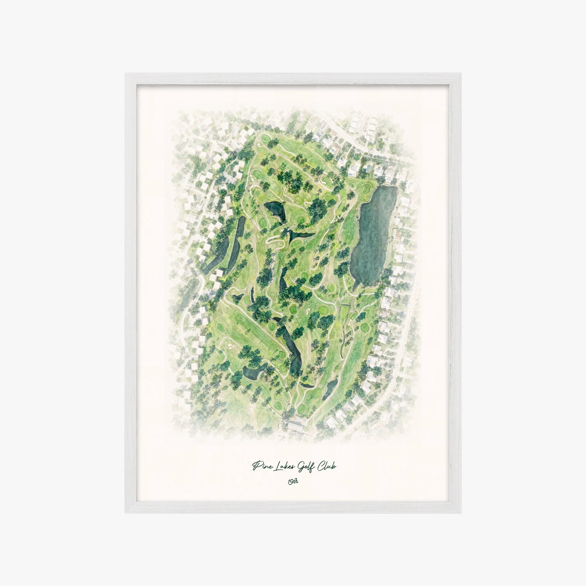 Pine Lakes Golf Club white frame