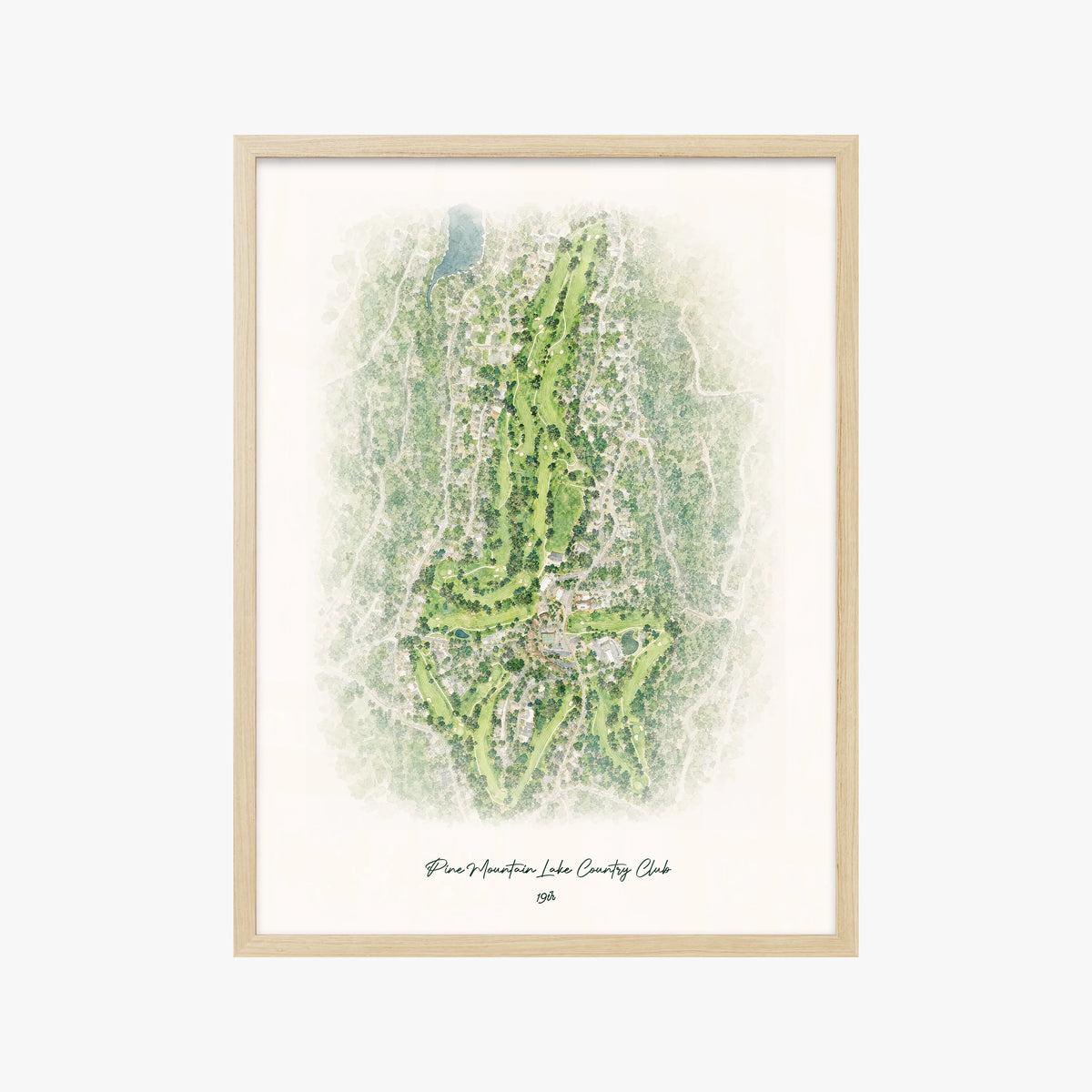 Pine Mountain Lake Country Club wood frame