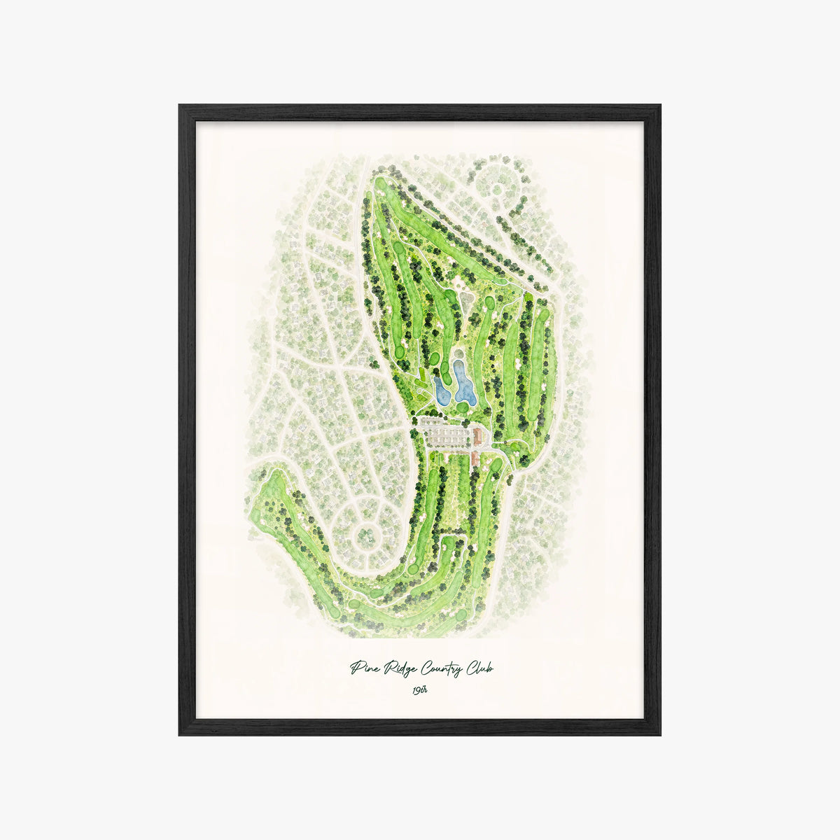 Pine Ridge Country Club black frame