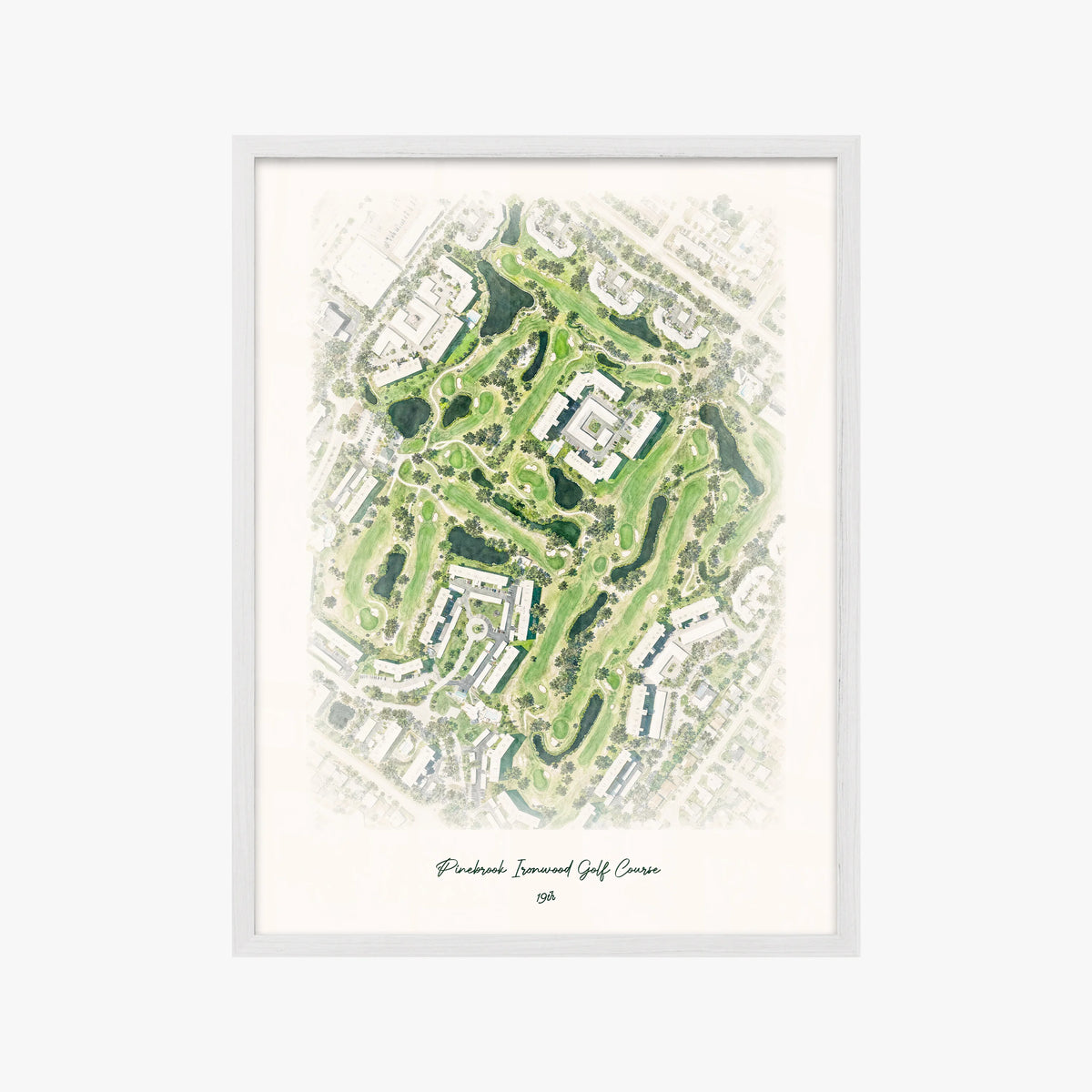 Pinebrook Ironwood Golf Course white frame