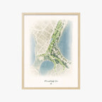Pinecrest Golf Club wood frame