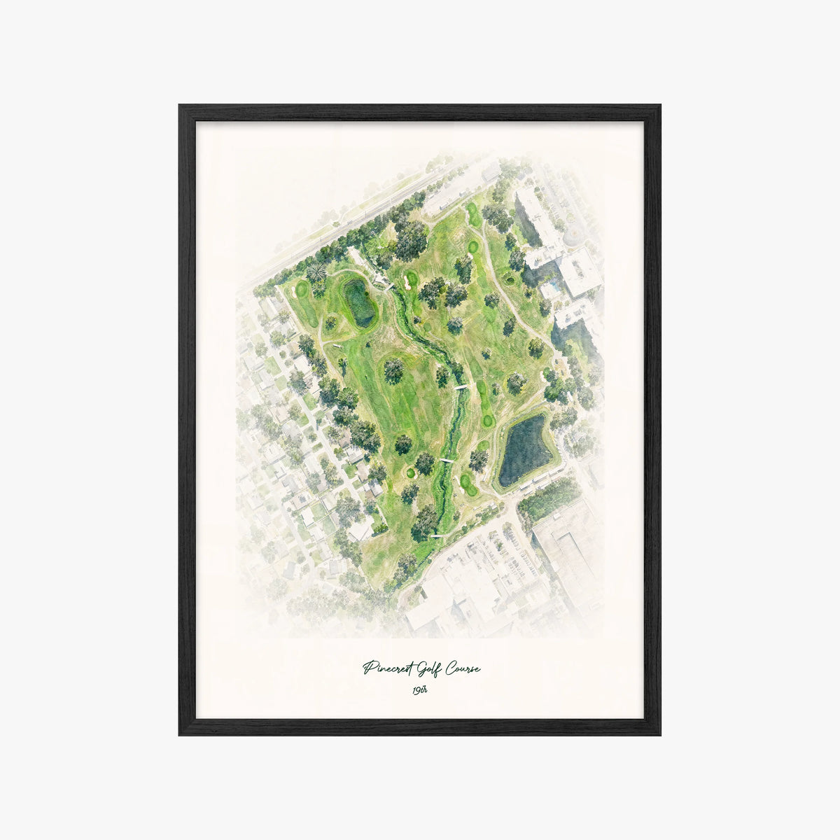 Pinecrest Golf Course black frame