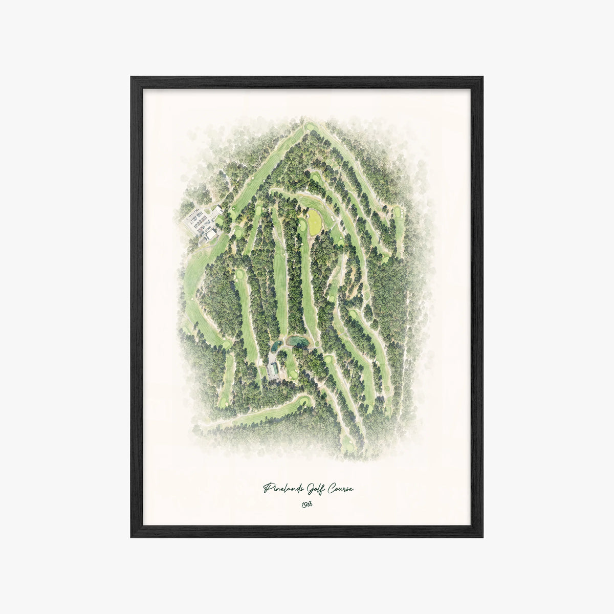 Pinelands Golf Course black frame