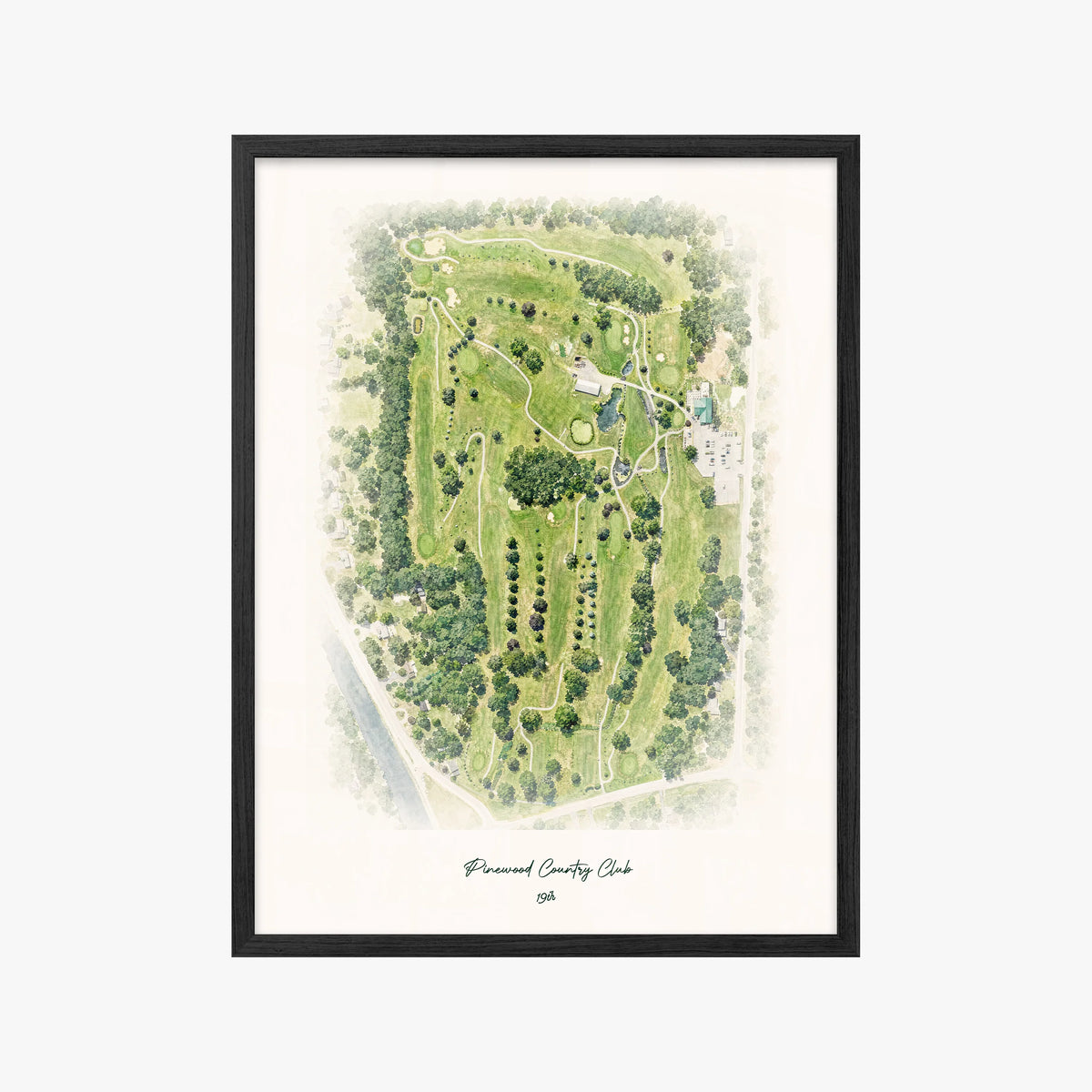 Pinewood Country Club black frame
