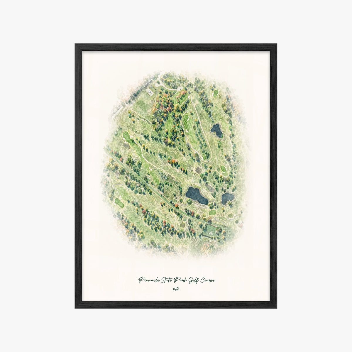 Pinnacle State Park Golf Course black frame