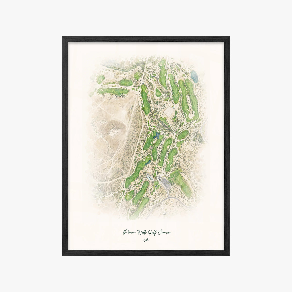 Pinon Hills Golf Course black frame