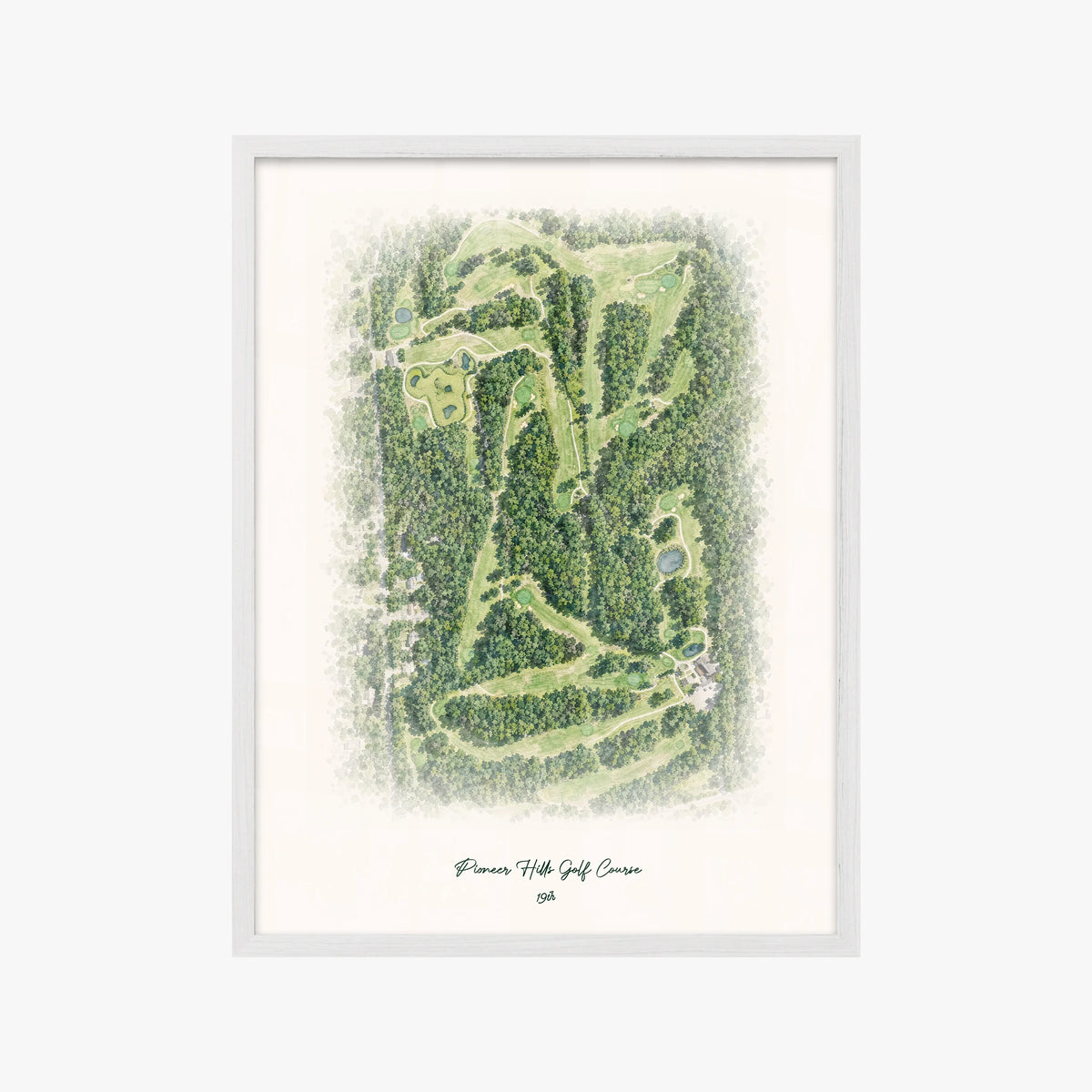 Pioneer Hills Golf Course white frame