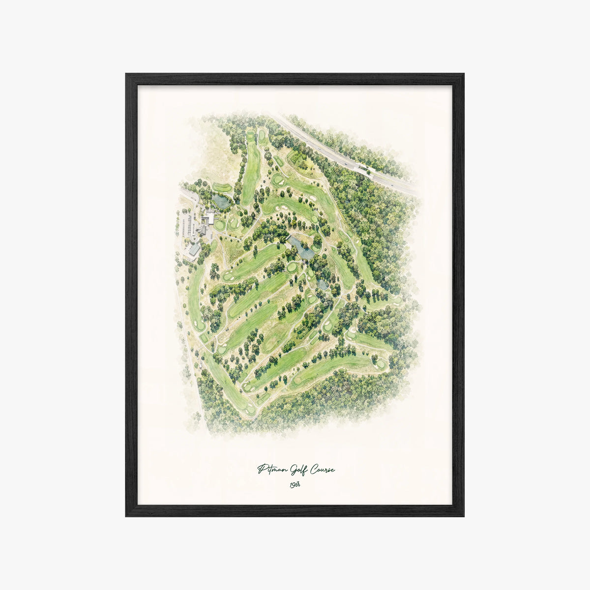Pitman Golf Course black frame