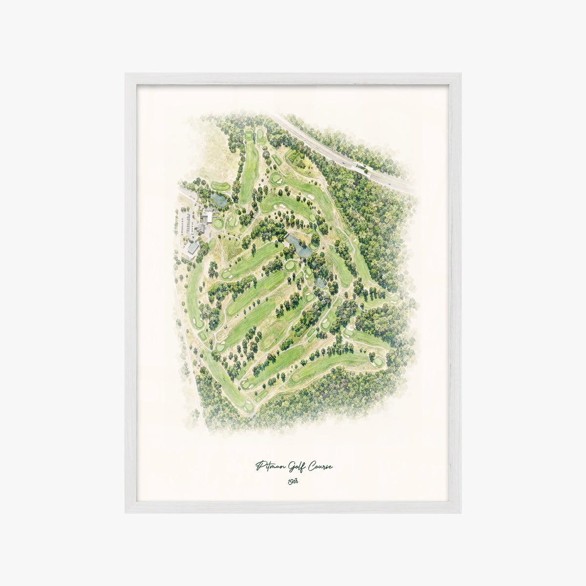 Pitman Golf Course white frame
