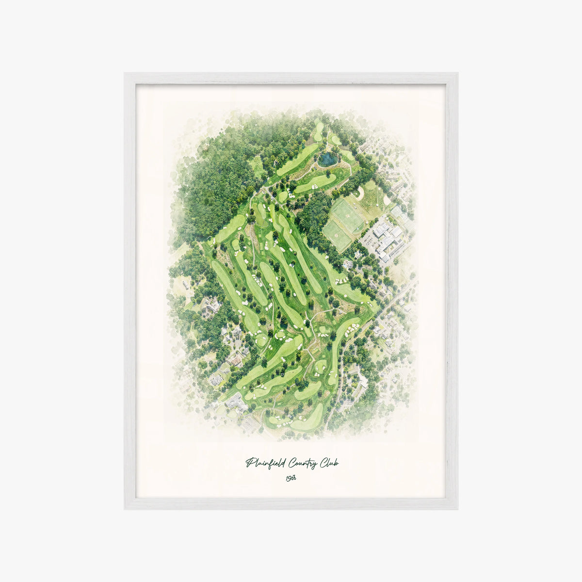 Plainfield Country Club white frame