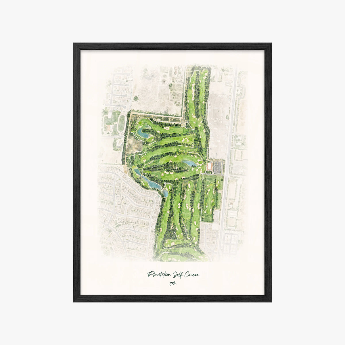 Plantation Golf Course black frame