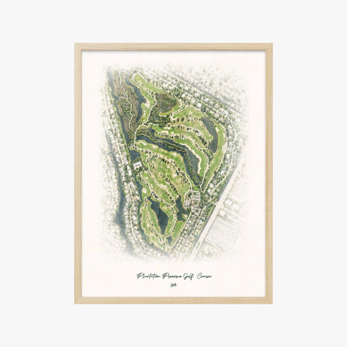 Plantation Preserve Golf  Course wood frame
