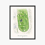 Pleasanton Fairways Golf Course black frame