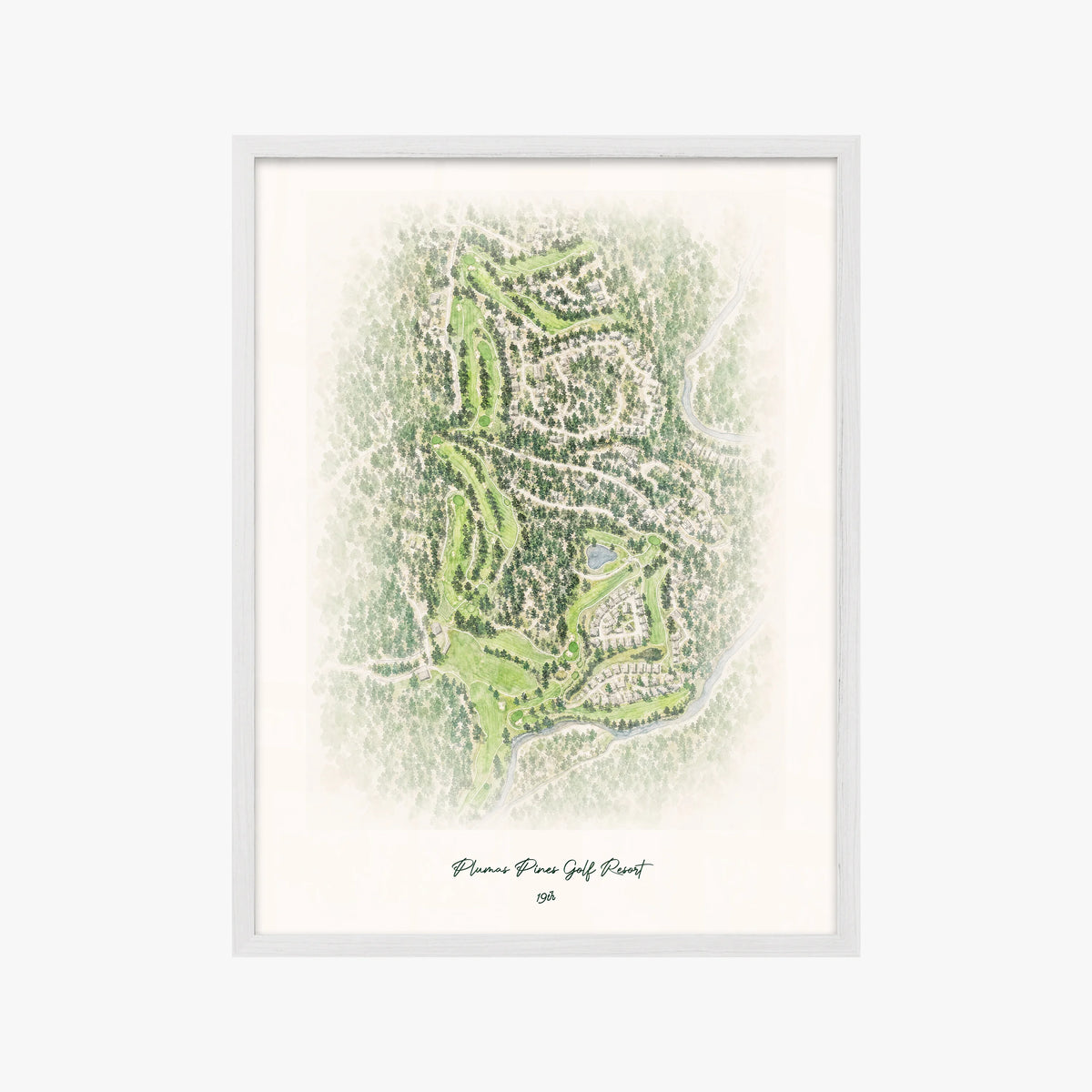 Plumas Pines Golf Resort white frame